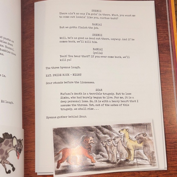 Rare Disney The Lion King The Full Film Script Hardcover Book - Picture 8 of 13